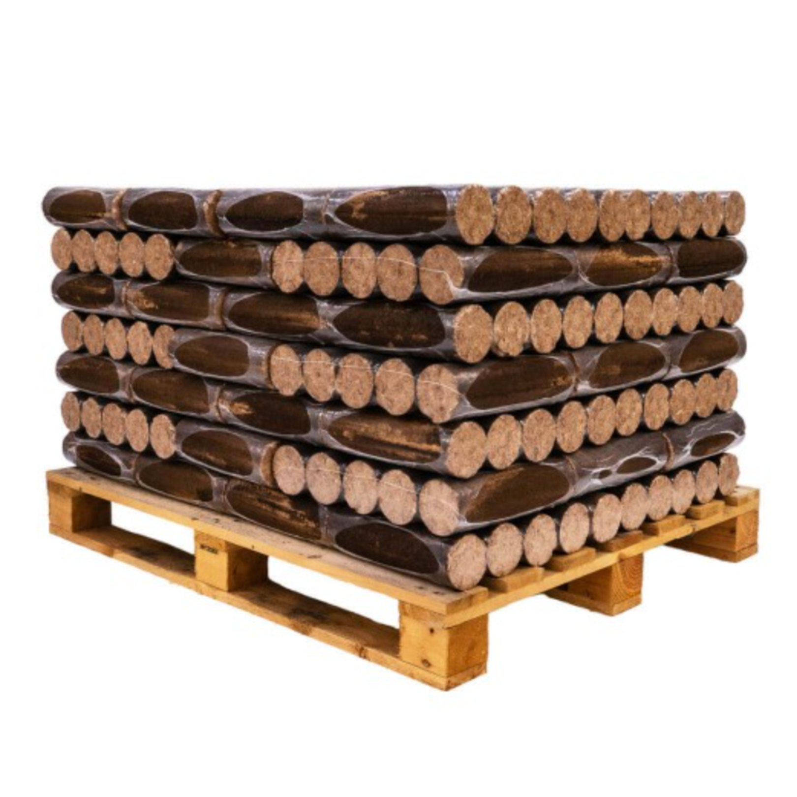 Demi-palette bûches densifiées