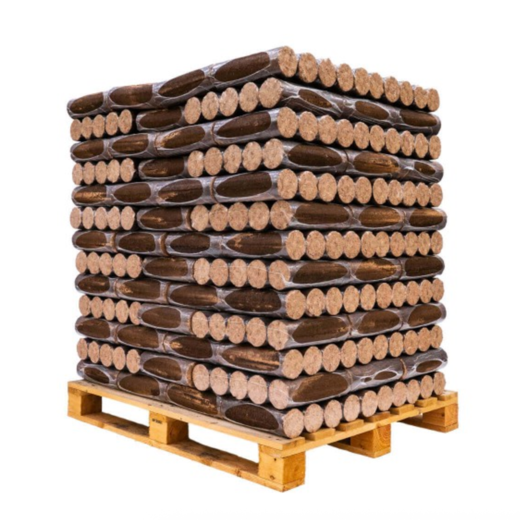 Palette bûches densifiées